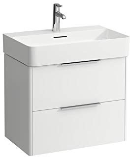 Laufen Base für Val Waschtischunterschrank, 2 Schubladen, für Waschtisch 810284, Farbe: Snow (weiß matt)
