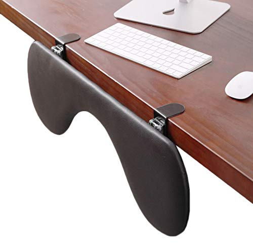 Tastaturauszug Faltbar Tastaturablage Unterarmstütze, Ergonomics Schreibtisch Tastatur Handgelenkauflage Armauflage Tabelle Mounted Armlehne Regal Elbow Ablageständer,Schwarz,Einheitsgröße