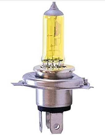 Jurmann Trade GmbH H4 AQUA VISION 12V 60/55W P43t GELB YELLOW HALOGEN LAMPEN E-GEPRÜFT 1er Faltschachtel