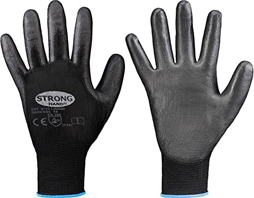 Strong Hand 12 Paar *LINGBI* STRONGHAND® HANDSCHUHE schwarz (10)