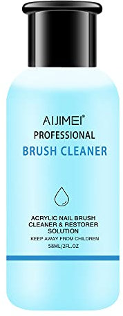 Nettoyant et restaurateur pour pinceaux à ongles acryliques - Nettoyant liquide pour peinture acrylique - Poudre acrylique - Solution de nettoyage pour pinceaux de peinture acrylique (56,7 g)