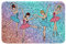 Loussiesd Ballett Badematte 40x60cm Schick Galaxis Ballett Tanz Badteppiche Glitzer Tänzer für Wanne Dusche Kinder Verträumt Indoor Eingang Badvorleger Badezimmerteppich Badezimmer Schlafzimmer Dekor