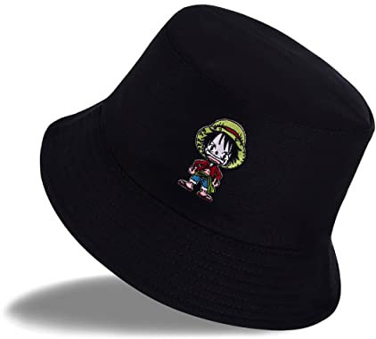 Roffatide Anime Baseball Cap für Herren Verstellbarer bestickter Baumwoll-Hysteresenhut Schwarz