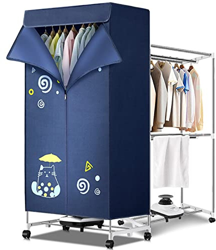 XBLTCM Electric Energy-Efficient Indoor Dry Machine-Clothes Dryer-Large Capacity-With Warm Air Drying Wardrobe