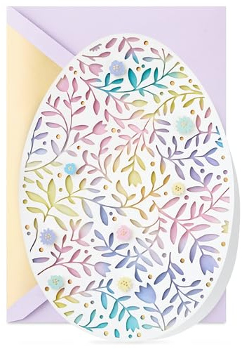 Hallmark Signature Easter Card (Watercolor Easter Egg)
