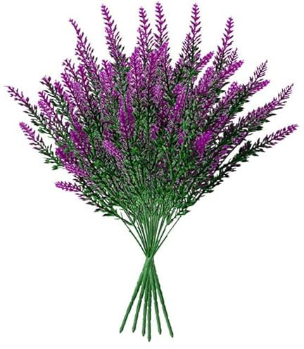 FIKROO Lavendel Kunstblumen Blume für Zuhause Vase Dekoration Korn dekorative gefälschte Pflanze Seidenblumen-Wassermelone rot