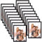 Hoikwo 18 Stück Bilderrahmen 20x25 cm, Schwarz Fotorahmen Collage Set für Wohnzimmer Schlafzimmer Kinderzimmer Büro Treppenhaus Flur, Wand- oder Tischaufsteller