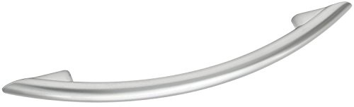 ALLES IM GRIFF Möbelgriff Cardea LA 128mm - Bogengriff Breite 188mm Möbel, Zinkdruckguss verchromt matt