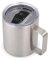Volhoply Tazza da caffè isolata in acciaio inox da 400 ml, con coperchio a tenuta stagna, a doppia parete, da viaggio, con manico, riutilizzabile, in metallo, per campeggio, per tenere al caldo,
