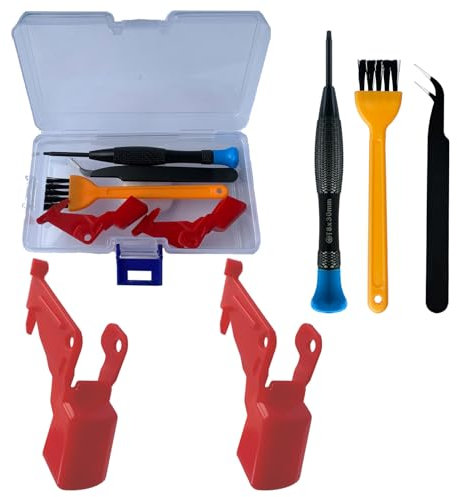 Trigger Switch Button Replacement Compatible with Dyson V10 V11 SV12 SV14 Vacuum Cleaner， Vacuum Cleaner Switch Button Red Button，ABS Red Switch Button Failure Repair Accessories