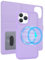 Zouzt for iPhone 15 Pro 6.1 Inch Detachable Wallet Case with Card Holder for MagSafe, Premium PU Leather 2 in 1 Flip Folio Book Magnetic Stand Protective Phone Cover for iPhone 15 Pro - Purple