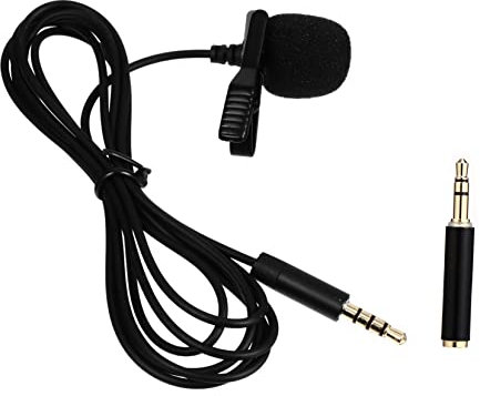 Vaguelly 1 Satz Lavalier-Kondensatormikrofon USB professionelles Mikrofon Kragen Aufnahmemikrofon Lavalier-Mikrofon Mini-Mikrofon Revers-Mikrofon Lavaliermikrofon Haupt Soundkarte Plastik