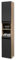 70-565-DR Hochschrank VISTA Badschrank Seitenschrank in Viking Oak / Schwarz ca. 34 x 190 x 31 cm