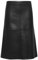 s.Oliver BLACK LABEL Damen 2156109 A-Linien Rock, Fake Leather, 9999, 38