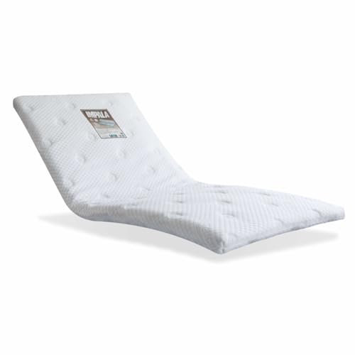 Impala Latex Matratzentopper 90x200cm - Reiner Naturkautschuk - Mittlere Festigkeit - Tencel-Bezug - ca. 7 cm Höhe - Luxus-Matratzenauflage - 90 x 200 x 7 cm