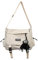 Inshere Niedliche Messenger-Tasche mit Kawaii-Ornament, lässige Y2K Crossbody-Tasche für Frauen Männer Weiß