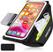 17,8 cm (6,8 Zoll) Armband für Handy zum Laufen mit Kopfhörertasche, Handy-Halterung für iPhone 15, 14, 13, 12, 11 Pro Max, Galaxy S21-S24, Ultra-wasserdichtes Armband mit Auto-Hausschlüssel