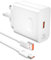 100W USB Plug SuperCharge Power Adapter for Honor 200 400 Pro, USB Fast Charger Plug w/6A Supercharge Charging Cable 1M,Wall Charger UK Fast Charing for Honor X6b X6c Magic6 Lite 200 Smart/Lite Pad 9