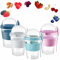vingardium leviosa Yogurt Pots Spoon Reusable 600ML Overnight Oats Muesli Cup with Lid BPAfree Breakfast Cereal To Go Dishwasher Safe Snack Lunch Oatmeal Jars Travel Meal Food Container 20oz (Set 4)