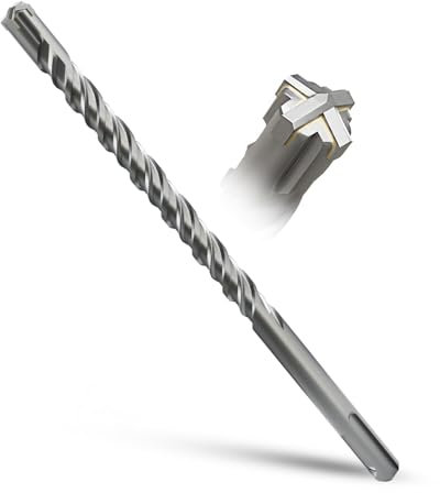 METOTY SDS Plus Bohrer 12mm×210mm，Steinbohrer,Hammerbohrer,Betonbohrer,Für Stein,Beton,Naturstein,Ziegelmauer