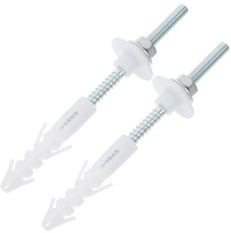 TOPPERFUN Kit De Vis Pour Lavabo Et Évier - Boulons Robustes Pour Évier Mural - Fixation Rapide Et