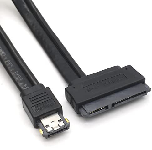 THINCAN Nuovo Power ESATA USB 12 V 5 V Combo fino a 22 pin USB cavo adattatore disco rigido 2,5 linea di conversione 19,7 in