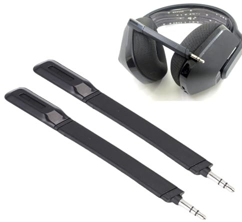 Yunseity 2Pcs Mic Replacement for G733 Lightspeed Wireless Gaming Headset, 3.5mm Detachable Noise Cancelling Microphone Boom