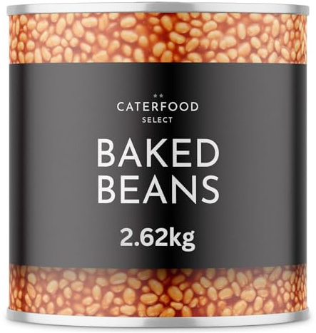 Caterfood Select Baked Beans in Tomato Sauce 2.62kg – Rich & Flavourful Catering-Sized Tin