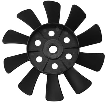 Asukohu 10-Blatt Rasenmäher Ausrüstung Lüfter Ersatz Hitzebeständigkeit Für 1A646083050 1A6460-83070 1A646083070 Wärmeableitungsventilator