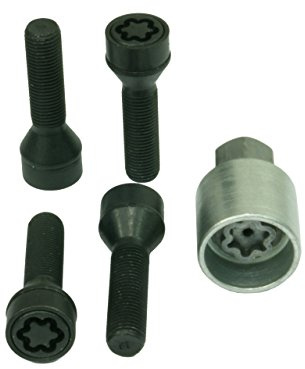 Sicustar Felgenschloss M14x1,5 Länge: 28mm - Kegel 60° - SW 17