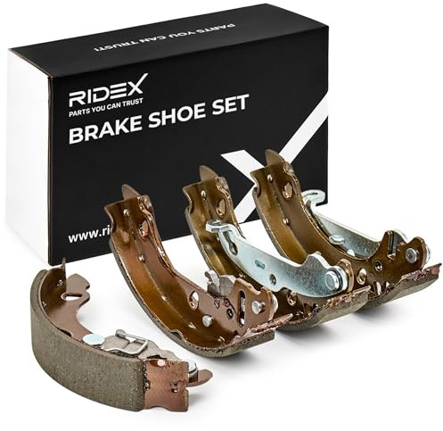 RIDEX Bremsbacken Satz für Trommelbremse Hinten Kompatibel mit FORD Fiesta Mk5 Schrägheck JH1, JD1, JH3, JD3 70B0038
