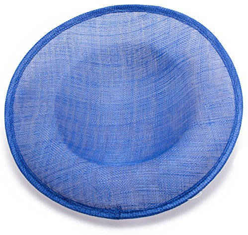 B056 Fascinator / Fascinator, rund, Vintage-Stil, 30 cm - Blau -