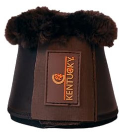 Kentucky - Pferde-Gamaschen - Schaffellleder Braun - Größe XXL