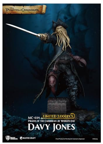 Beast Kingdom MC-034 Pirat Fluch der Karibik: at World's End Master Craft Davy Jones, Mehrfarbig