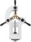 Holzdrehbank Lünette, Mini Drehbank Holzdrehunterstützung 0-1 Zoll Geeignet für WM-210, MX-210, 8 X 16 Zoll - Höhenverstellbar