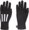 Adidas Unisex Adult 3-Stripes Conductive Gloves, Black/White, XS