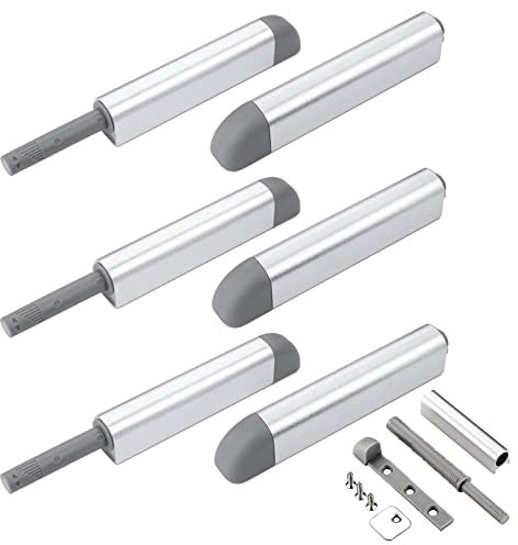 LOOGI Drucktüröffner Push to Open Türöffner, 6 Stück Drucköffner Schrank Push Open Magnet Tip On für Türen Push to Open Schrank Tip on Beschlag Schubladen Drucköffner Schranktür Drucktüröffner Magnet
