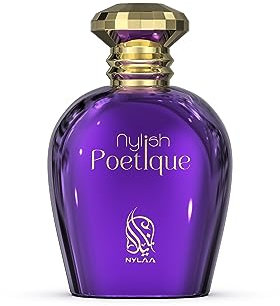 Nylish Poetique 100ml Nylaa Perfume for Women Bloom Eau De Parfum- Rich Scent Filled with Flowers Musk Rose Vanilla Perfume Aroma