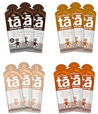 TA ENERGY - Pack x12 - Energy Gel - Energie - Sodium - BCAA - Antioxydants - Idéal pendant les activités sportives 133Kcal