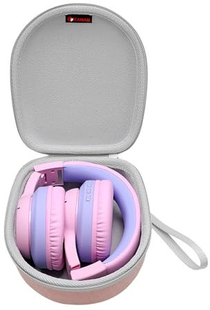 XANAD Tasche für Kinder Kopfhörer - iClever/gorsun/Nabevi/PowerLocus/Tonies/Tribit/hisonic/Retoo/BIGGERFIVE/EasySMX/Kekz Leicht Bluetooth Kopfhörer (pink)