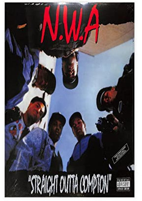 SORECI N.W.A Straight Outta Compton Poster, Leinwand-Poster, Wandkunst, Dekor, Bild, Gemälde für Wohnzimmer, Schlafzimmer, Dekoration, ungerahmt, 30 x 45 cm