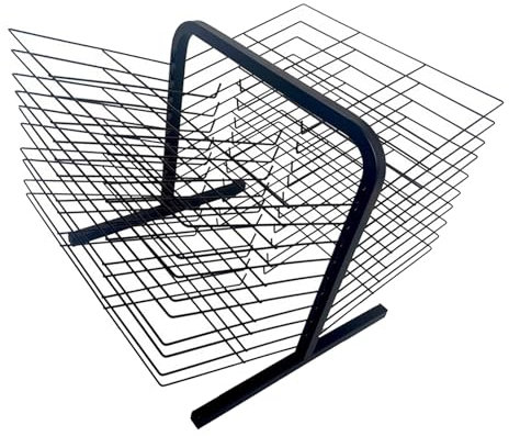 ZFUCMAYL Stendino Artistico, Stendino for Aula, Espositore for Riporre Opere d'Arte in Metallo al 20° Piano, Scaffale Salvaspazio Adatto for Asciugare Dipinti Ad Olio A Casa E A Scuola d'Arte