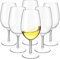 HAHASHOW Copas de Vino de Plástico Tritan Irrompible, 640ML Copas de Vino Tinto, Restaurantes y Fiestas Inastillables Juego de Copa de Vino, Juego de 6