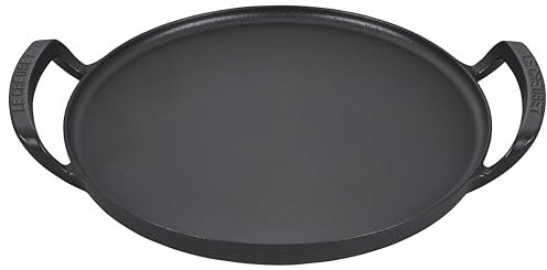 LE CREUSET Alpine Outdoor Collection - Sartén para pizza de hierro fundido esmaltado, 15 pulgadas