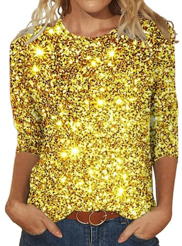 Buetory Womens Sequin Top 70S Disco Outfits for Women Silver Blouses for Women Rhinestone Shirt for Women Mardi Gras Shirt for Women Purple Sequin Dress for Women