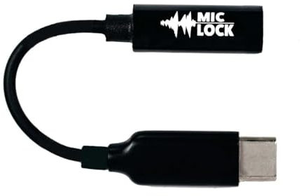 Mic-Lock USB C with SoundPass - Microphone Audio and Data Security - Privacy Protector for Laptops, Smartphones, Tablets, and Computers (Single Pack)