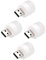 Gadpiparty 4 Stück USB-Nachtlicht tragbares Nachtlicht Mini Nachtlicht mit Bewegungssensor Nachtlicht für Babys tischlampe USB-Plug-in-Licht tragbare Nachtlampe Einfach Stecker Licht PVC Weiß