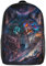 FUmoney 17-Zoll-Nebula-Wolf-Rucksack für Kinder, Schulrucksack, 3D-gedruckt, modische Schultasche für Jungen, Grund- und Mittelschüler