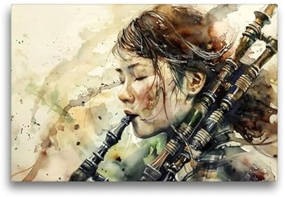 CALVENDO Leinwand · Ein Motiv aus dem Kalender Die Farben der Musik