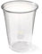 KURTT - Trinkbecher 0,4 l Kunststoff Bierbecher Einwegbecher aus Kunststoff PP (Polypropylen) transparent klar Ausgießbecher Bierbecher Partybecher (100, 0,4)